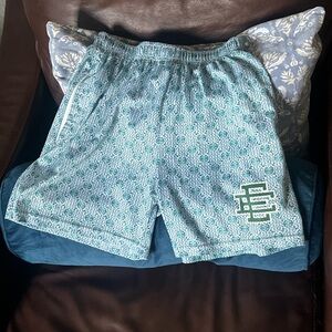 Eric Emanuel Mesh Shorts “Gucci Green” Print